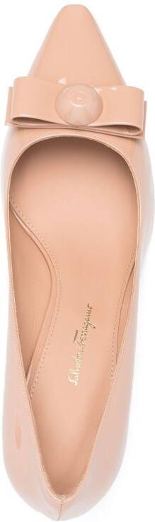 Ferragamo Katrin 85mm pumps Neutrals