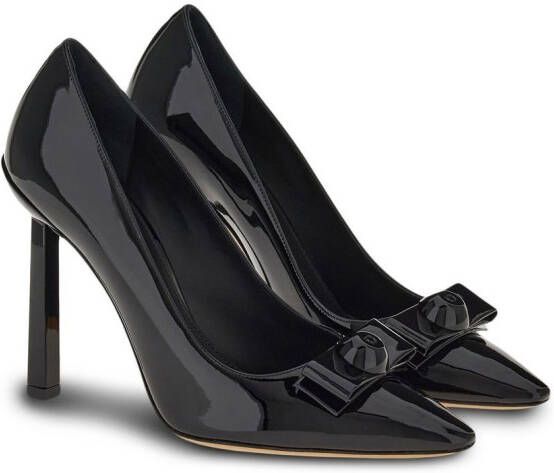 Ferragamo Katrin patent pumps Black