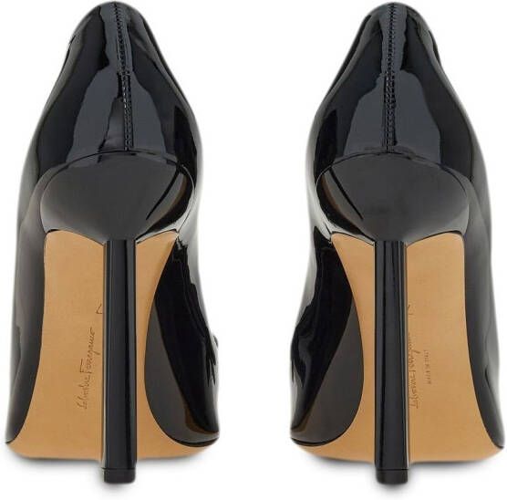 Ferragamo Katrin patent pumps Black