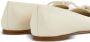 Ferragamo knot-detail patent-leather ballerina shoes White - Thumbnail 3