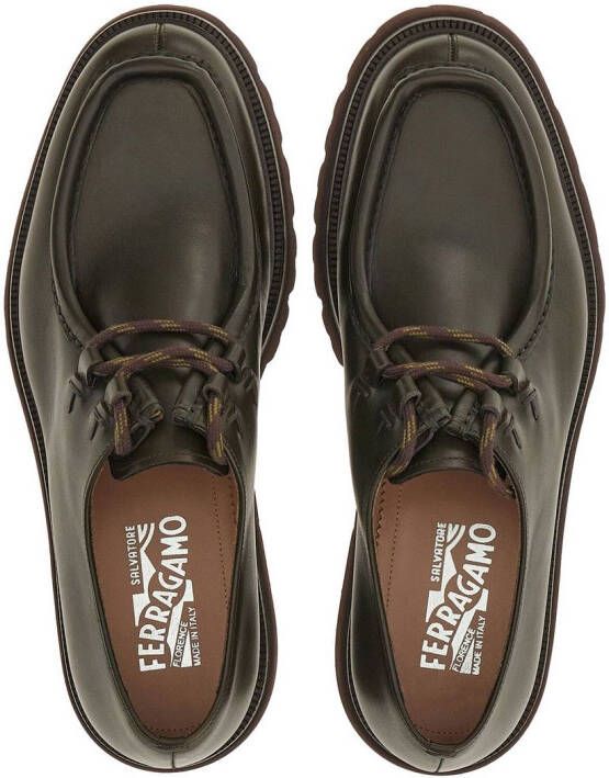 Ferragamo lace-up Derby shoes Brown