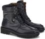 Ferragamo lace-up leather combat boots Black - Thumbnail 2