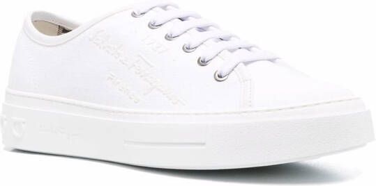 Ferragamo lace-up low-top sneakers White