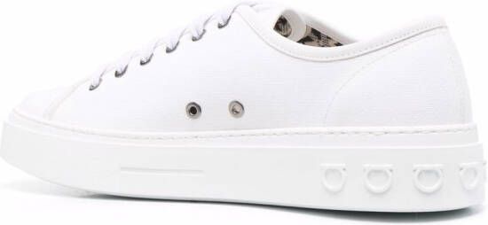 Ferragamo lace-up low-top sneakers White