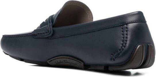 Ferragamo Lagos leather loafers Blue