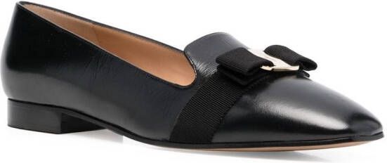 Ferragamo Laufer calf leather pumps Black