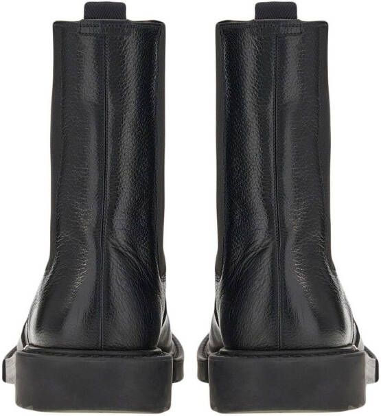 Ferragamo leather chelsea-boots Black
