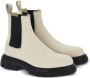 Ferragamo leather chelsea boots White - Thumbnail 2