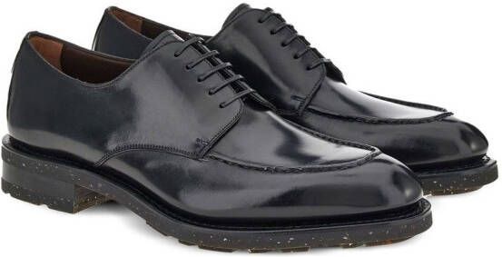 Ferragamo leather Derby-shoes Black