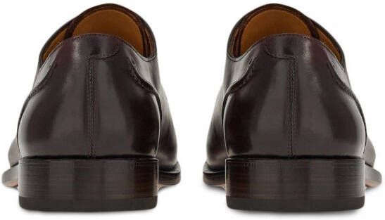 Ferragamo leather Oxford shoes Brown