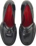 Ferragamo logo-debossed leather moccasins Black - Thumbnail 4