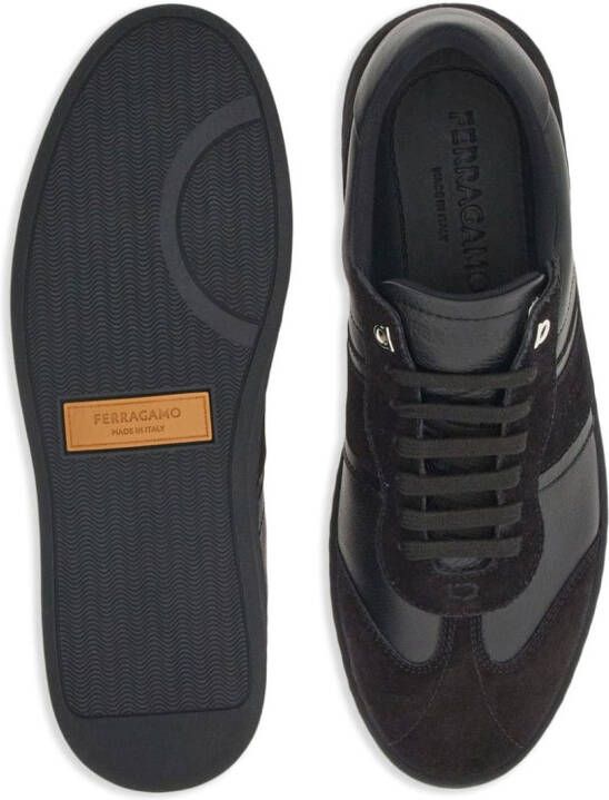Ferragamo logo-debossed low-top sneakers Black