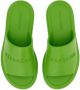 Ferragamo logo-debossed sandals Green - Thumbnail 4