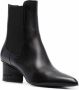 Ferragamo logo-embossed heel Chelsea boots Black - Thumbnail 2