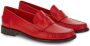 Ferragamo logo-embossed leather loafers Red - Thumbnail 2