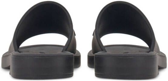 Ferragamo logo-embossed sandals Black