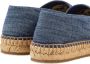 Ferragamo logo-embroidered denim espadrilles Blue - Thumbnail 3