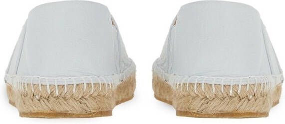 Ferragamo logo-embroidered espadrilles White