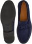 Ferragamo logo-embroidered leather loafers Blue - Thumbnail 5