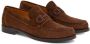 Ferragamo logo-embroidered leather loafers Brown - Thumbnail 2