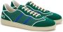 Ferragamo logo-embroidered panelled sneakers Green - Thumbnail 2
