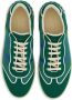 Ferragamo logo-embroidered panelled sneakers Green - Thumbnail 4