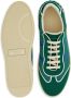 Ferragamo logo-embroidered panelled sneakers Green - Thumbnail 5