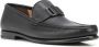 Ferragamo logo-engraved leather loafers Black - Thumbnail 2