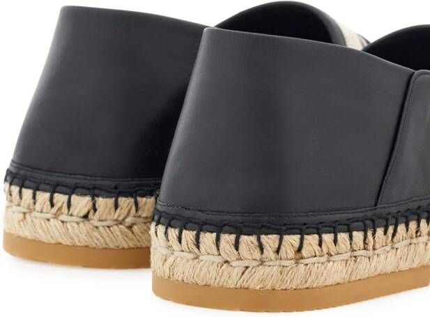 Ferragamo logo-jacquard canvas espadrilles Neutrals