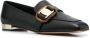 Ferragamo logo-plaque leather loafers Black - Thumbnail 2