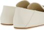 Ferragamo logo-plaque leather loafers White - Thumbnail 3