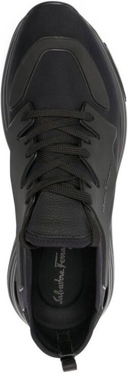 Ferragamo logo-print low-top sneakers Black