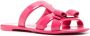 Ferragamo Lylia bow-embellished flat sandals Pink - Thumbnail 2