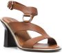 Ferragamo Mapi 85mm leather sandals Brown - Thumbnail 2