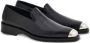 Ferragamo metal-toecap leather loafers Black - Thumbnail 2