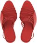Ferragamo ALTAIRE 105 HIGH HEEL SANDAL LACE DETAIL LEATHER Red - Thumbnail 4
