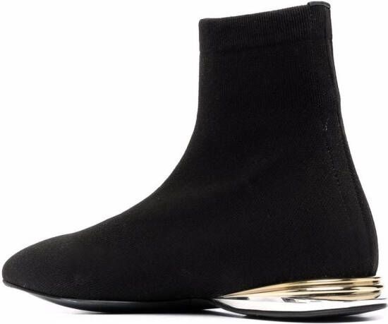Ferragamo Missy logo boots Black