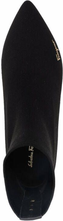 Ferragamo Missy logo boots Black