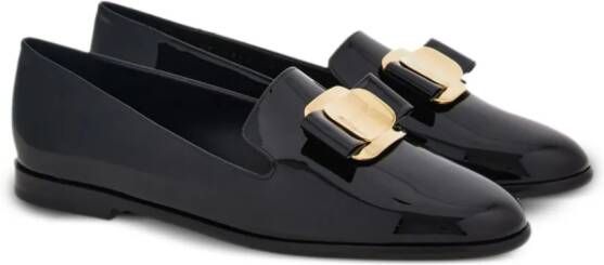 Ferragamo New Vara leather loafers Black
