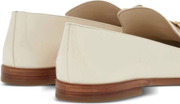 Ferragamo New Vara leather loafers White