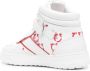 Ferragamo Noè high-top leather sneakers White - Thumbnail 3