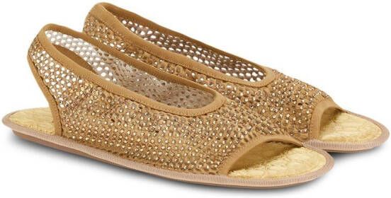 Ferragamo Nomadic Stories slingback sandals Gold
