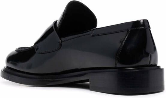 Ferragamo Nyx 30 patent leather loafers Black