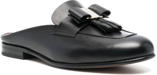 Ferragamo Onofria leather mules Black