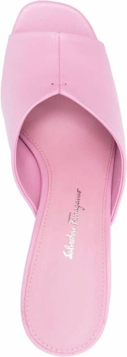 Ferragamo open-toe mule sandals Pink