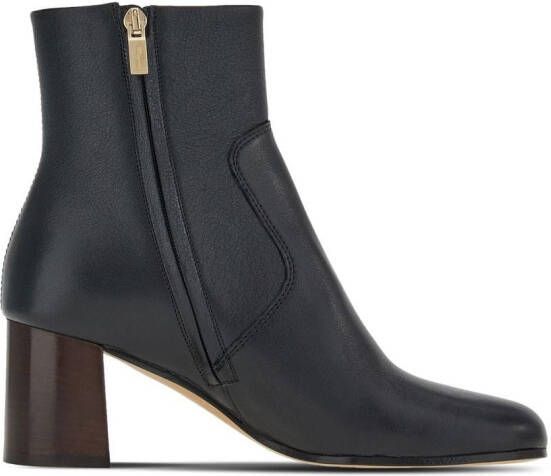 Ferragamo Otello buckle-detail ankle boots Black