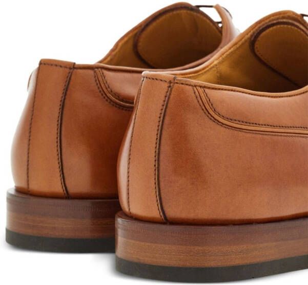 Ferragamo Oxford almond-toe shoes Brown
