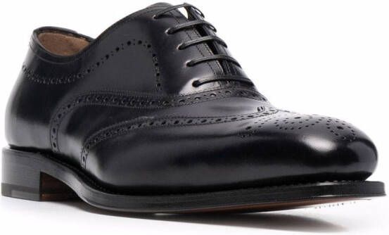 Ferragamo Oxford leather shoes Black