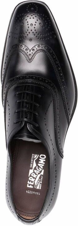 Ferragamo Oxford leather shoes Black