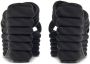 Ferragamo padded-design platform sandals Black - Thumbnail 3